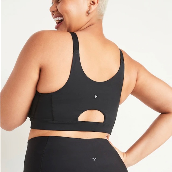 High-Support Powersoft Zip-Front Sports Bra - Picture 4 of 5